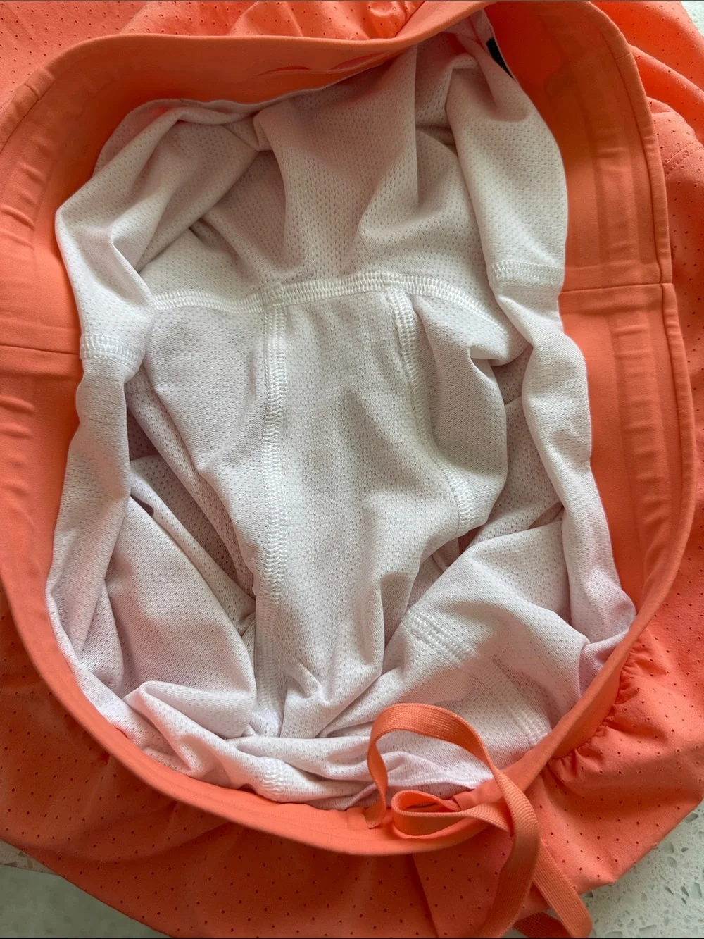 lululemon athletica Coral Perforated Drawstring Athletic Shorts